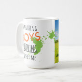 Ik ben Raising Boys niets wat mij aanpast Koffiemok (Voorkant links)