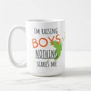 Ik ben Raising Boys niets wat mij aanpast Koffiemok