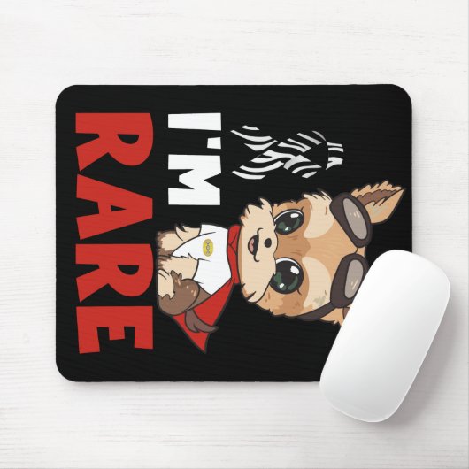 Ik ben Rare JJ Mousepad Muismat (Met muis)