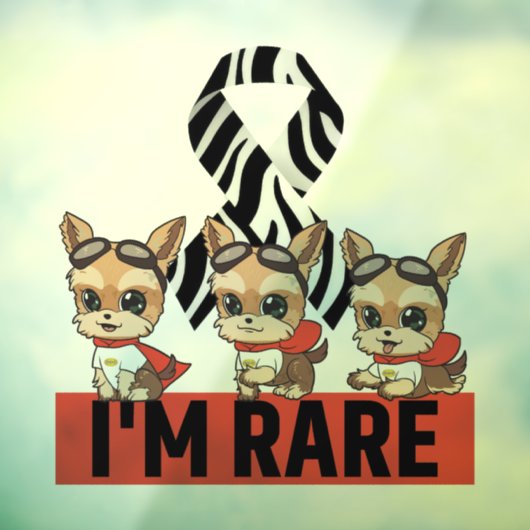 Ik ben Rare JJ Window Sticker Black Lettering (Vel 3)