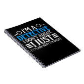 Ik ben rechercheur, ik ben geen Argue Notitieboek (Rechterzijde)