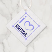 Ik ben redacteur bedankjes labels (Achterkant)