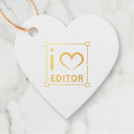 Ik ben redacteur bedankjes labels (Voorkant)