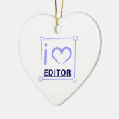 Ik ben redacteur keramisch ornament (Links)