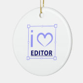 Ik ben redacteur keramisch ornament (Links)