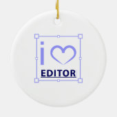 Ik ben redacteur keramisch ornament (Achterkant)