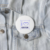 Ik ben redacteur ronde button 7,6 cm (In situ)