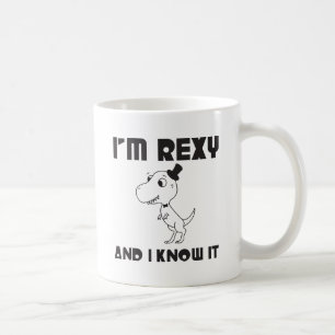 Ik ben Rexy en ik weet het. Koffiemok