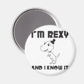 Ik ben Rexy en ik weet het. Magneet (Voorkant / Achterkant)