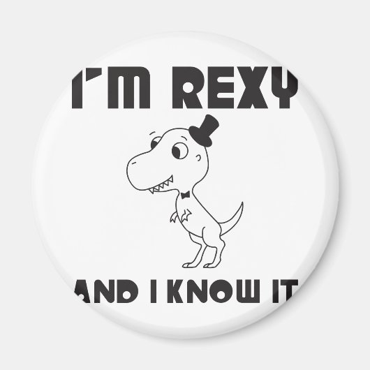 Ik ben Rexy en ik weet het. Magneet (Voorkant)