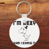 Ik ben Rexy en ik weet het. Sleutelhanger (Voorkant)