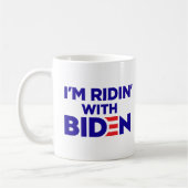 Ik ben Ridin met Biden 2024 Koffiemok (Links)
