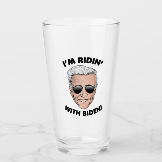 Ik ben Ridin met Biden Glas (Voorkant)