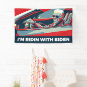 IK BEN RIDIN MET BIDEN SPANDOEK (Insitu)