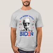 IK BEN RIDIN MET BIDEN T-SHIRT (Voorkant)