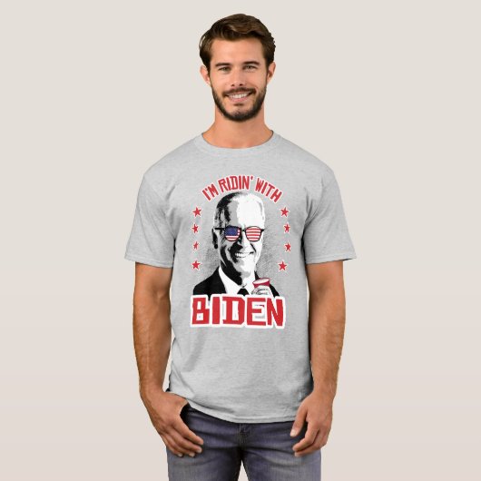 Ik ben Ridin met Biden T-shirt (Voorkant volledig)