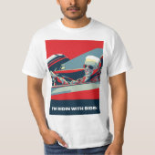 IK BEN RIDIN MET BIDEN T-SHIRT (Voorkant)