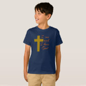 IK BEN RIJK. IK HEB GOD. T-SHIRT (Voorkant volledig)