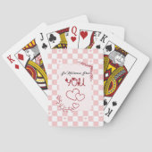 Ik ben rijk omdat ik jou heb Valentijn Pokerkaarten (Achterkant)