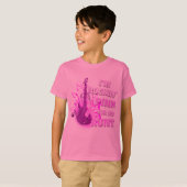 Ik ben Rockin-roze voor mijn tante T-shirt (Voorkant volledig)