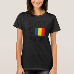 Ik ben Roemeense vlag Roemenië Erfgoed Roemeense r T-shirt