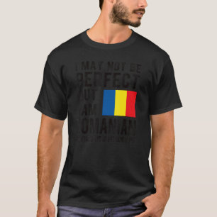 Ik ben Roemeense vlag Roemenië Erfgoed Roemeense r T-shirt