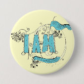 Ik ben ronde button 7,6 cm (Voorkant)