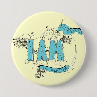 Ik ben ronde button 7,6 cm