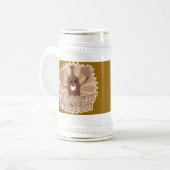 Ik ben rootin voor je. bierpul (Voorkant links)