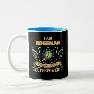 Ik Ben ROSSMAN Wat Is Jouw Superkracht Tweekleurige Koffiemok