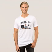Ik ben S.O.L.I.D. Tri-Blend Shirt (Voorkant volledig)