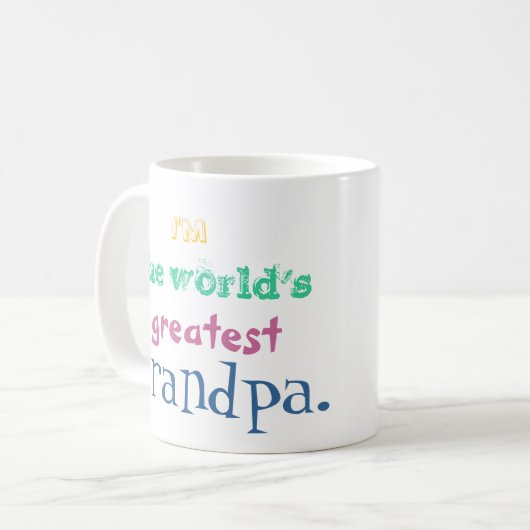 Ik ben 's werelds grootste opa. mok (Voorkant links)
