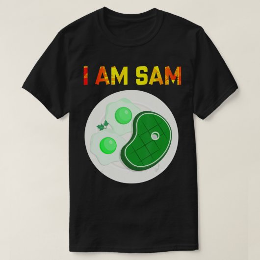 Ik ben Sam Shirt - Kleding voor vrolijke groene hu (Design voorkant)