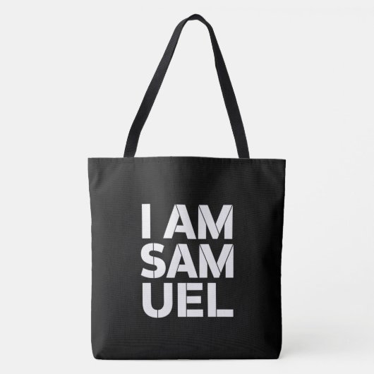 Ik Ben Samuel Tote Bag (Voorkant)