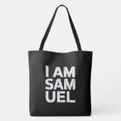 Ik Ben Samuel Tote Bag (Achterkant)