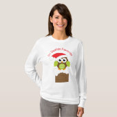 Ik ben Santa's favoriete Owl T-shirt (Voorkant volledig)
