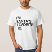 IK BEN SANTA'S FAVORITE HO -.png T-shirt (Voorkant)
