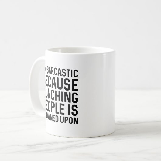 Ik ben Sarcastisch Koffiemok (Voorkant links)