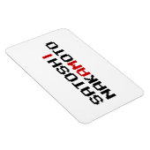 IK BEN SATOSHI NAKAMOTO MAGNEET (Rechterzijde)