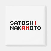 IK BEN SATOSHI NAKAMOTO MAGNEET (Voorkant)