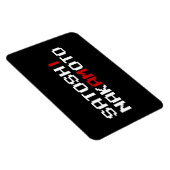 IK BEN SATOSHI NAKAMOTO MAGNEET (Rechterzijde)