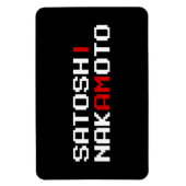 IK BEN SATOSHI NAKAMOTO MAGNEET (Verticaal)