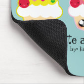 Ik ben schattig als een cupcake! muismat (Hoek)