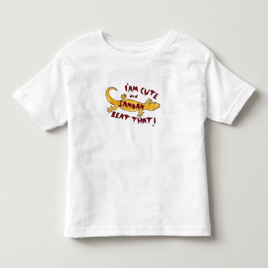 Ik ben schattig en Samoan, sla dat op! Kinder Shirts (Voorkant)