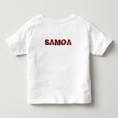 Ik ben schattig en Samoan, sla dat op! Kinder Shirts (Achterkant)