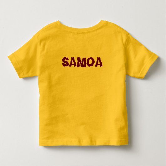 Ik ben schattig en Samoan, sla dat op! Kinder Shirts (Achterkant)