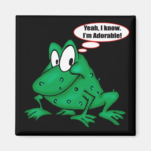 Ik ben Schattig Funny T-shirts Cadeaus Magneet (Voorkant)