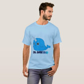 Ik ben schattig Narwhal mannen t-shirt (Voorkant volledig)
