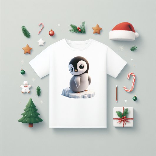 Ik ben schattig! Pinguïn plezier T-shirt