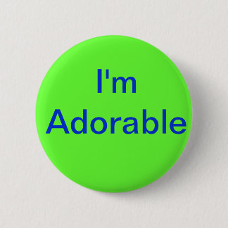 Ik ben Schattig Ronde Button 5,7 Cm